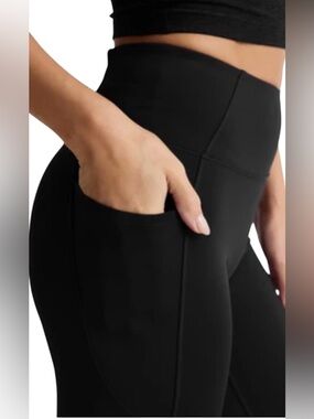 bebe Sport Black High-Rise Leggings